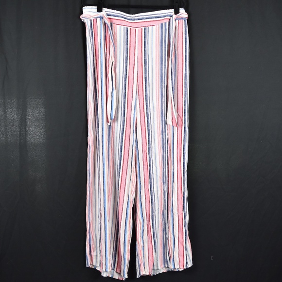 Cato Pants - Cato Est.1946 Palazzo Multi-Color Striped Pants Size XL